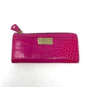 Jimmy Choo Pink Crocodile Wallet